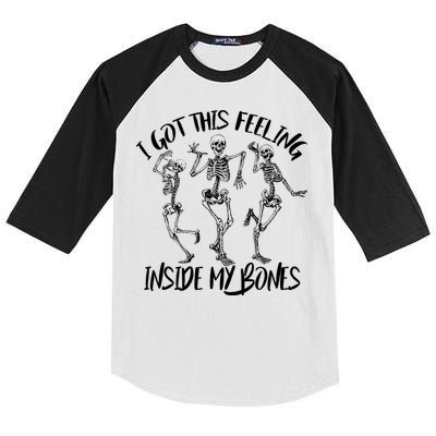 I Got This Feeling Inside My Bones Kids Colorblock Raglan Jersey