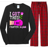 I Got This Fighter In Pink Breast Cancer Long Sleeve Pajama Set