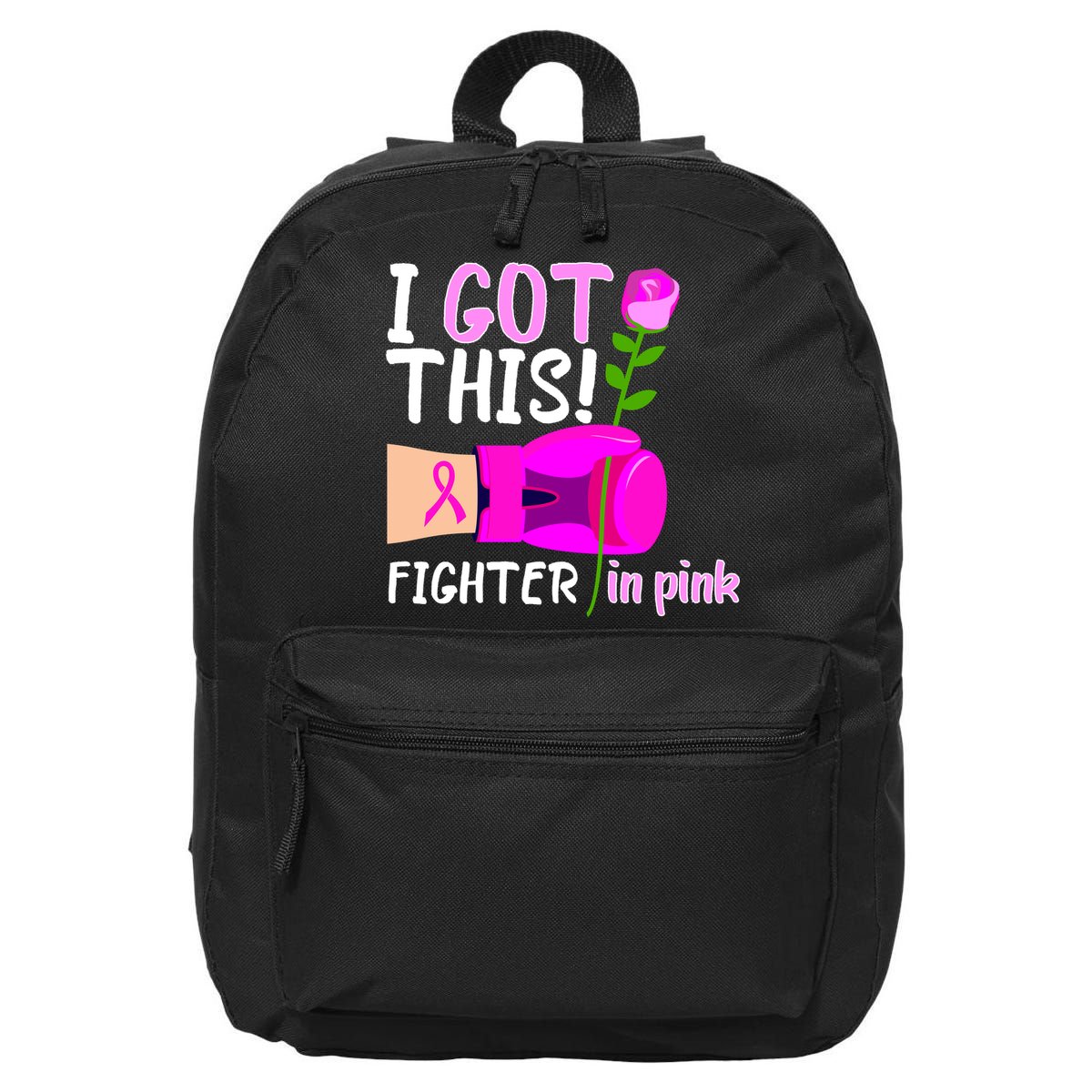 I Got This Fighter In Pink Breast Cancer 16 in Basic Backpack