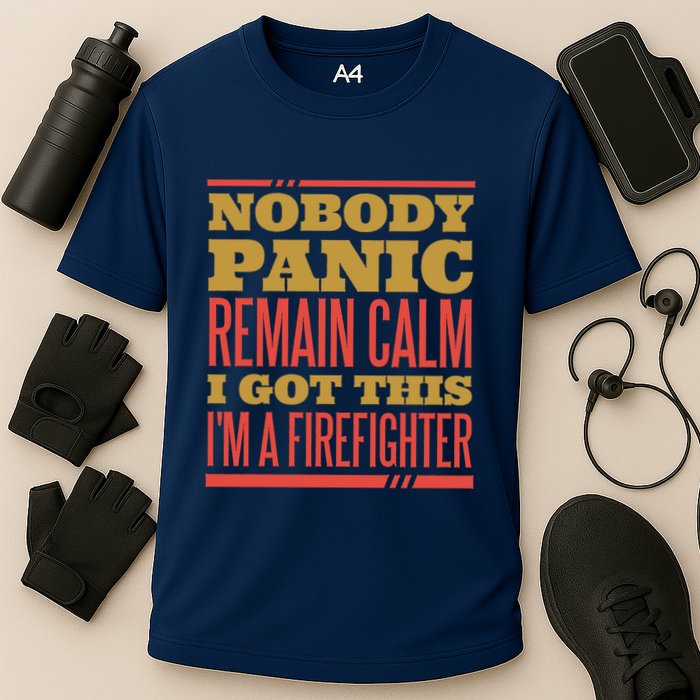 I Got This I'm A Firefighter Cooling Performance Crew T-Shirt