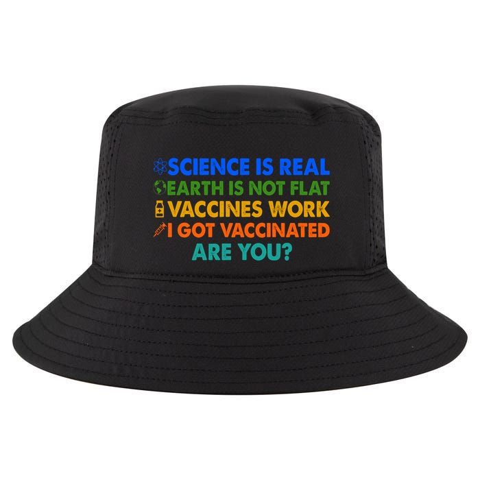 I Got Vaccinated Are You? Vaccine Shot Cool Comfort Performance Bucket Hat