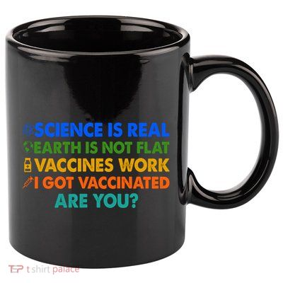I Got Vaccinated Are You? Vaccine Shot 11oz C Handle Ceramic Mug