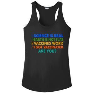 I Got Vaccinated Are You? Vaccine Shot Ladies PosiCharge Competitor Racerback Tank