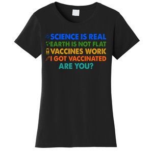 I Got Vaccinated Are You? Vaccine Shot Women's T-Shirt