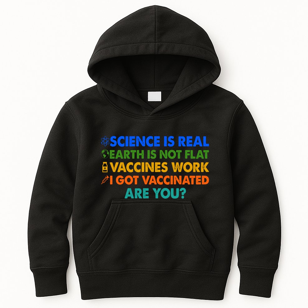 I Got Vaccinated Are You? Vaccine Shot Kids Hoodie