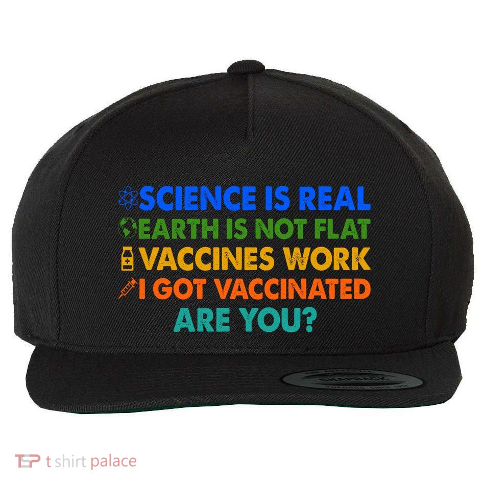 I Got Vaccinated Are You? Vaccine Shot Wool Snapback Cap