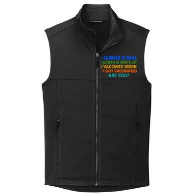 I Got Vaccinated Are You? Vaccine Shot Collective Smooth Fleece Vest