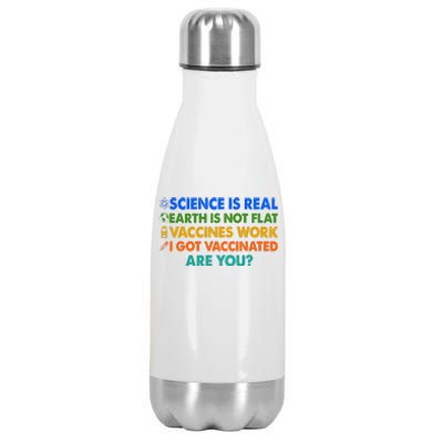 I Got Vaccinated Are You? Vaccine Shot Stainless Steel Insulated Water Bottle