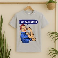 I Got Vaccinated We Can Do It Girl T-Shirt