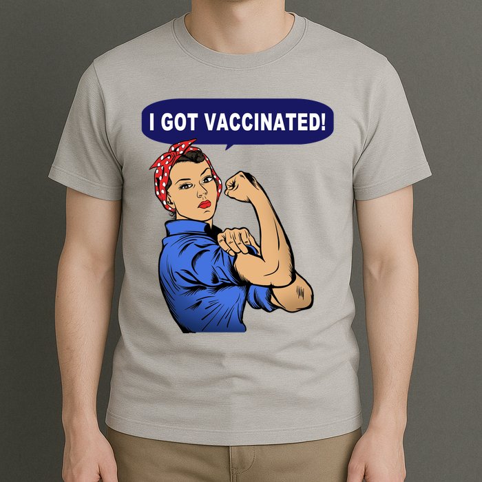 I Got Vaccinated We Can Do It Girl T-Shirt