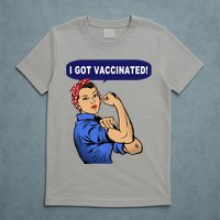 I Got Vaccinated We Can Do It Girl T-Shirt