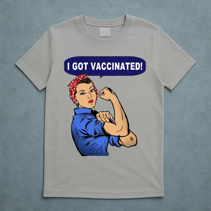 I Got Vaccinated We Can Do It Girl T-Shirt