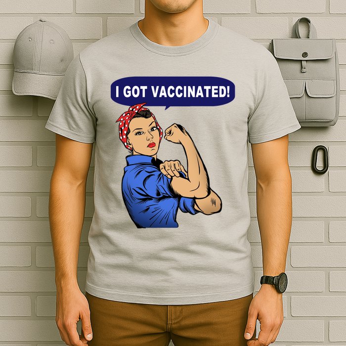 I Got Vaccinated We Can Do It Girl T-Shirt