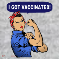I Got Vaccinated We Can Do It Girl T-Shirt