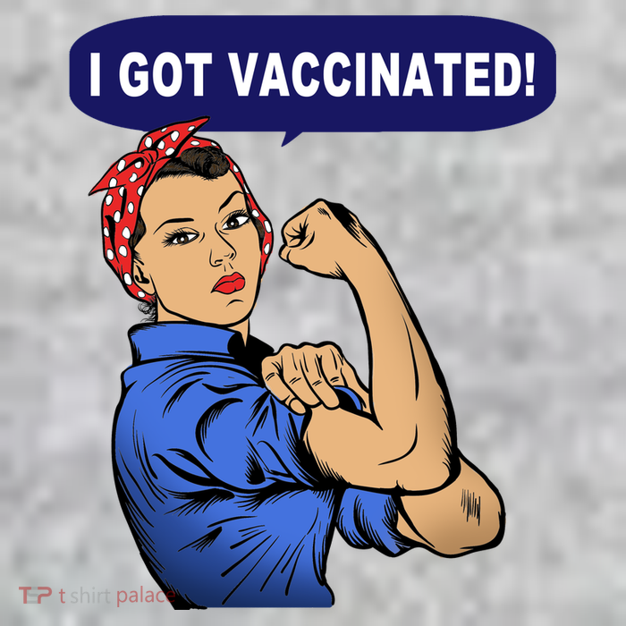 I Got Vaccinated We Can Do It Girl T-Shirt