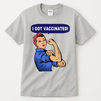 I Got Vaccinated We Can Do It Girl Tall T-Shirt