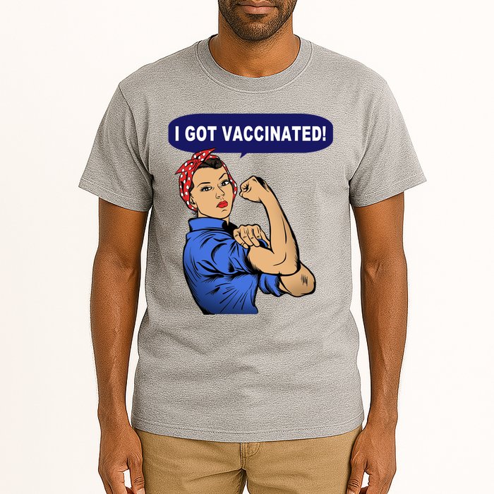 I Got Vaccinated We Can Do It Girl Tall T-Shirt