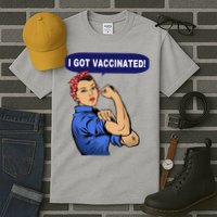 I Got Vaccinated We Can Do It Girl Tall T-Shirt