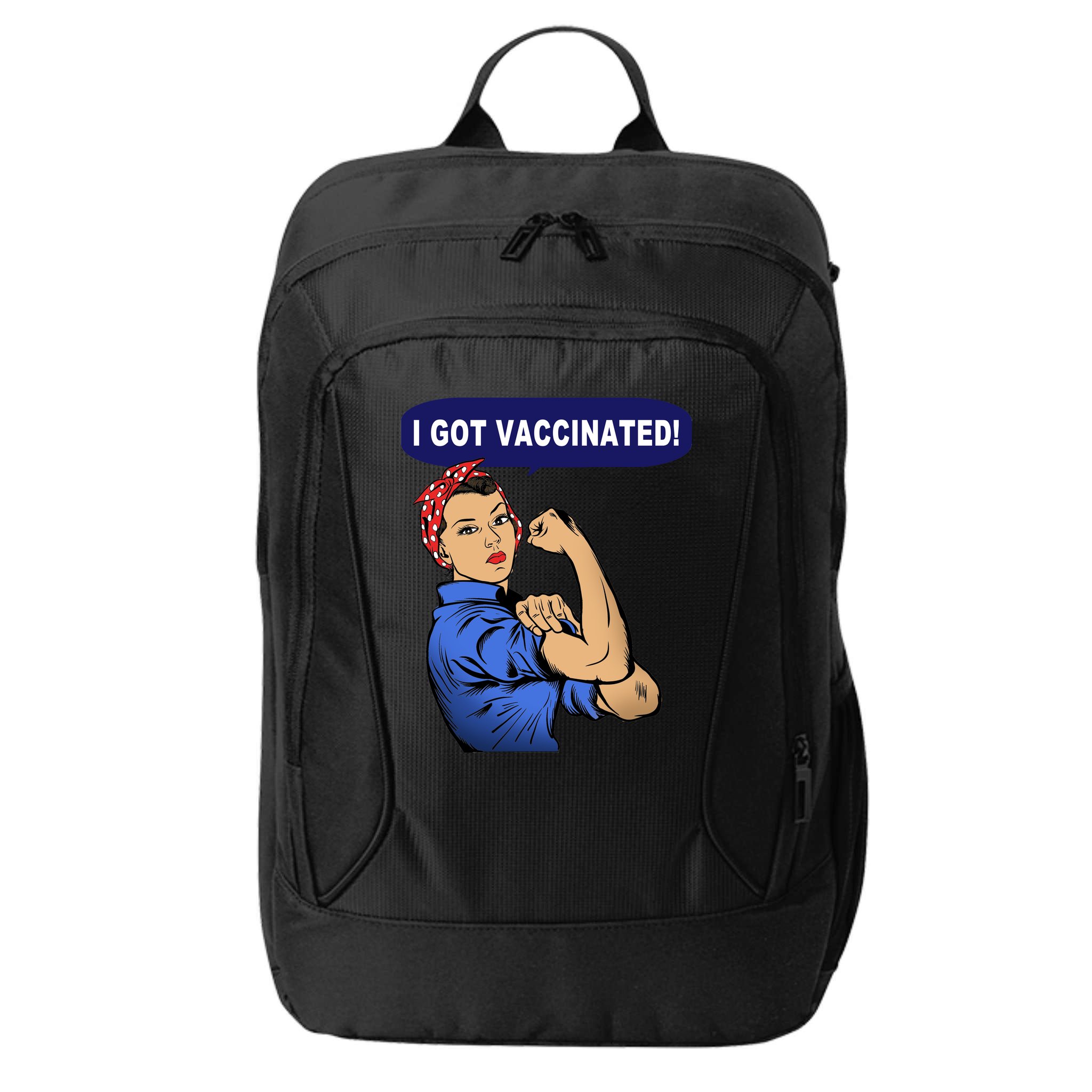 I Got Vaccinated We Can Do It Girl City Backpack