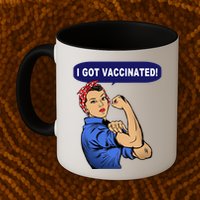 I Got Vaccinated We Can Do It Girl Mug