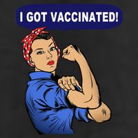 I Got Vaccinated We Can Do It Girl Beanie