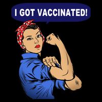 I Got Vaccinated We Can Do It Girl Bag