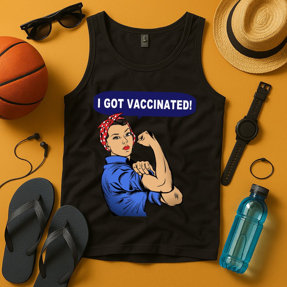 I Got Vaccinated We Can Do It Girl Tank Top