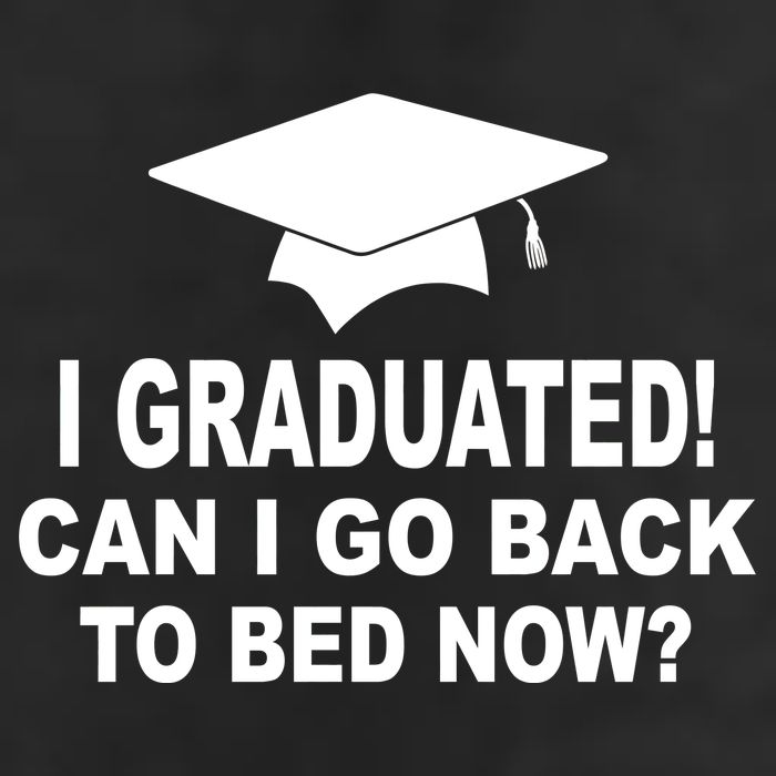 I Graduated! Can I Go Back To Bed Now? Garment-Dyed Fleece Hoodie