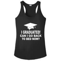 I Graduated! Can I Go Back To Bed Now? Ladies PosiCharge Competitor Racerback Tank