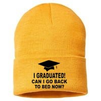 I Graduated! Can I Go Back To Bed Now? Sustainable Knit Beanie