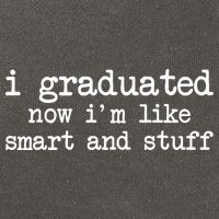 I Graduated Now I'm Like Smart and Stuff Cotton Canvas Backpack