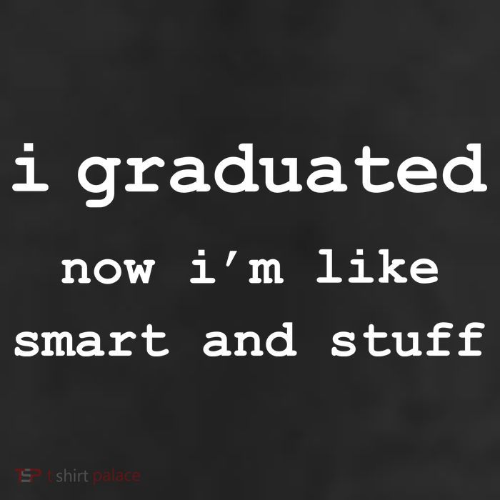 I Graduated Now I'm Like Smart and Stuff Graduation Cool Comfort Performance Bucket Hat