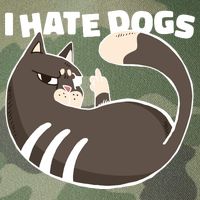 I Hate Dogs Cat Lover Funny Meme Legacy Tie Dye Trucker Hat