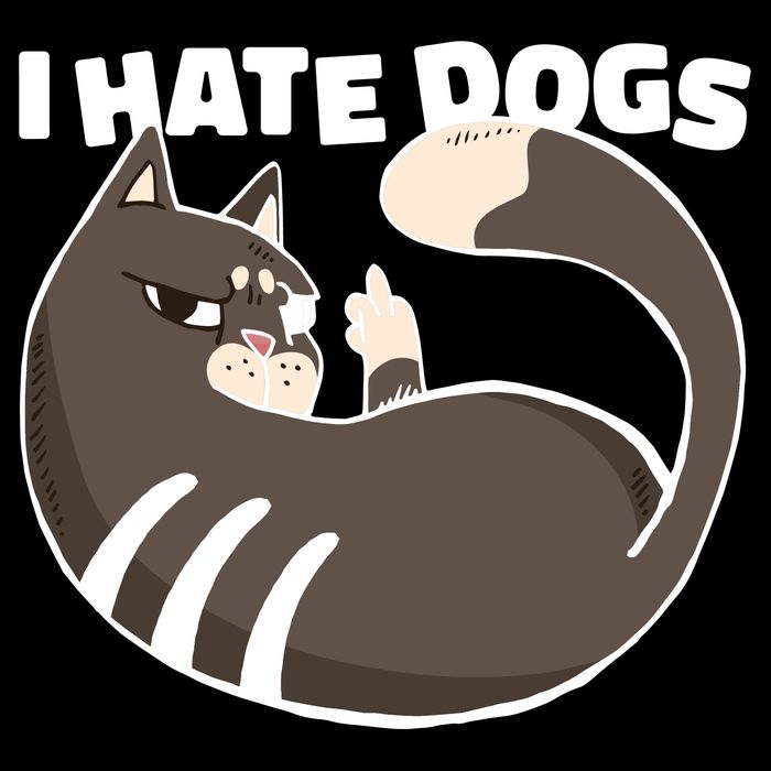 I Hate Dogs Cat Lover Funny Meme Mesh Reversible Basketball Jersey Tank