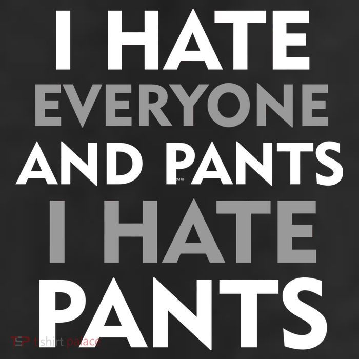 I Hate Everyone And No Pants 7 Panel Mesh Trucker Snapback Hat
