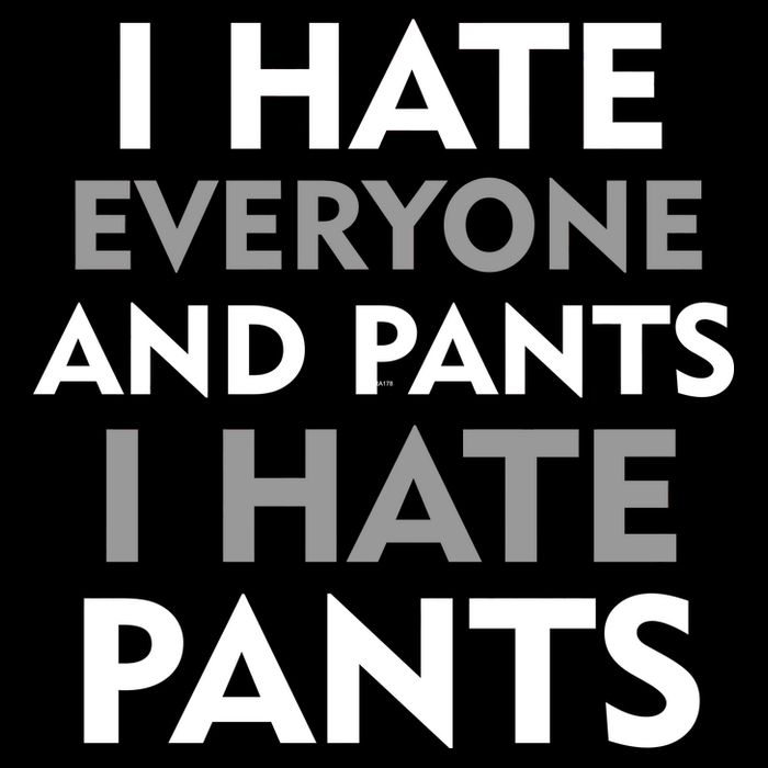 I Hate Everyone And No Pants Youth Performance Sprint T-Shirt