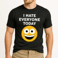 I Hate Everyone Today Smiley Emoji Cooling Performance Crew T-Shirt