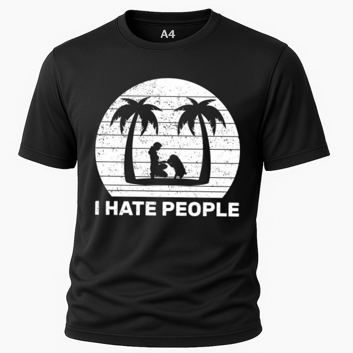 I Hate People Beach Bum Cooling Performance Crew T-Shirt