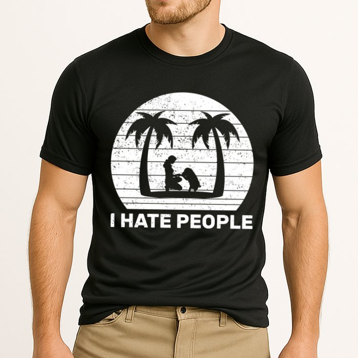 I Hate People Beach Bum Cooling Performance Crew T-Shirt