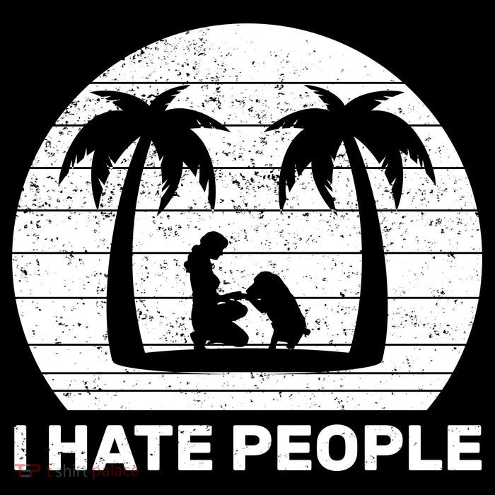 I Hate People Beach Bum Baby Bodysuit