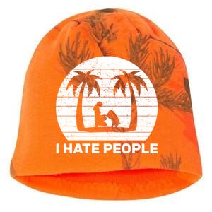 I Hate People Beach Bum Kati - Camo Knit Beanie