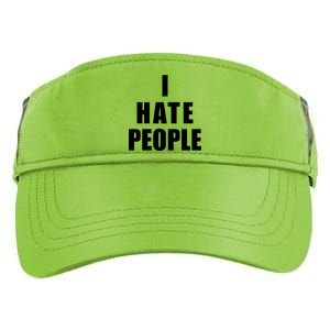 I Hate People Bold Adult Drive Performance Visor