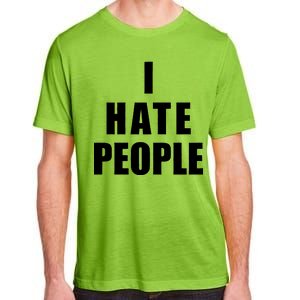 I Hate People Bold Adult ChromaSoft Performance T-Shirt