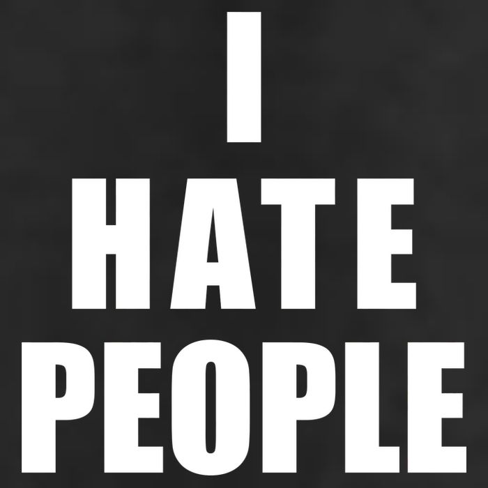 I Hate People Bold Cool Comfort Performance Bucket Hat