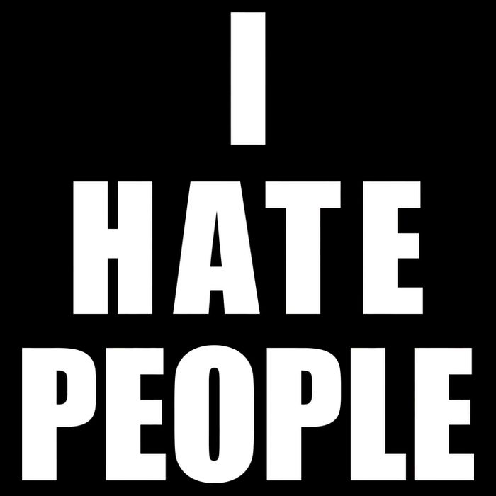 I Hate People Bold Cooling Performance Crew T-Shirt