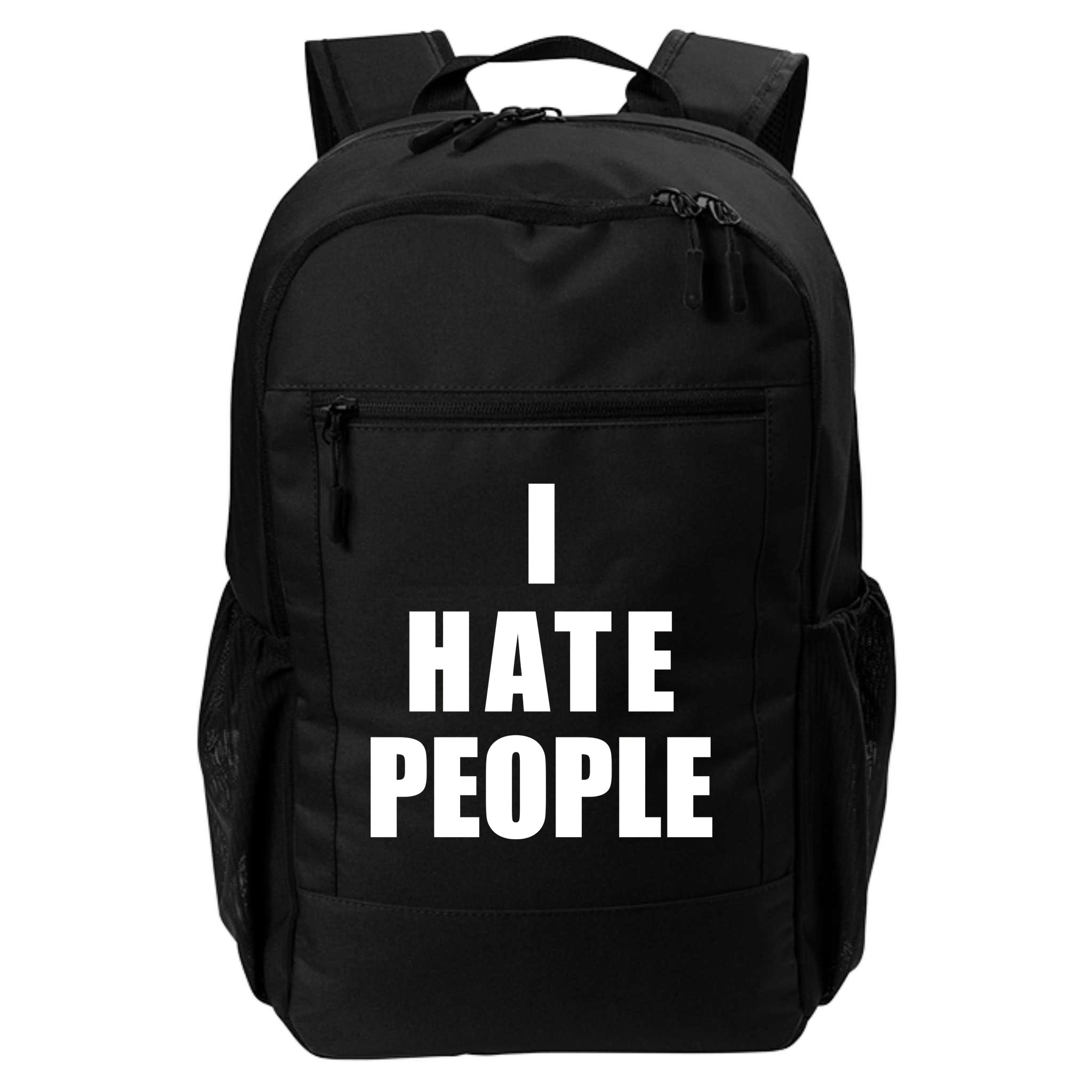 I Hate People Bold Backpack