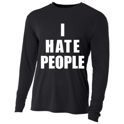 I Hate People Bold Cooling Performance Long Sleeve Crew