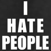 I Hate People Bold 25L Jumbo Tote