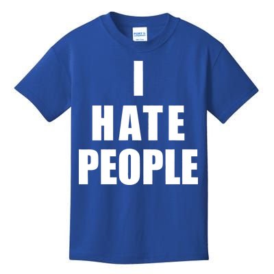 I Hate People Bold Kids T-Shirt