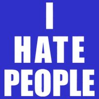 I Hate People Bold Kids T-Shirt